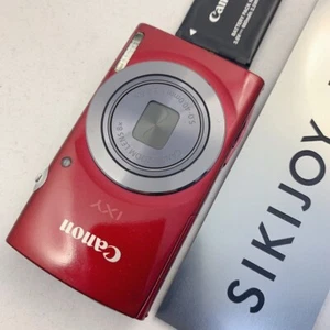 Canon PowerShot ELPH 160 IXY 150 IXUS 160 Digital Camera 20.0MP red from japan - Picture 1 of 22