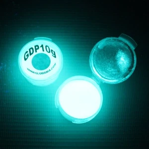 Polvo de pigmento AQUA Glow in the Dark 10 g, invisible durante el día, recubrimiento de resina, arte - Imagen 1 de 2