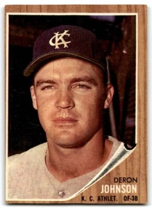 1962 TOPPS DERON JOHNSON KANSAS CITY ATHLETICS #82 - Picture 1 of 2