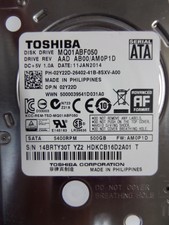 500gb Toshiba Hard Drive SATA MQ01ABF050 Laptop 5400 17R 15R 14R 5520 5720 7MM
