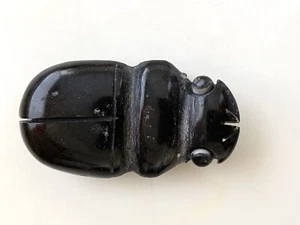 Vintage Zuni Carved Onix BEETLE Fetish Native American Stone Beautiful & Unique! - Picture 1 of 6