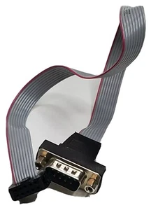10 Pin Female to 9 Pin Male Serial Adapter JILN Top AWM 2651 SB E472355 VW-1 105 - Picture 1 of 5