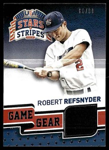 BB Robert Refsnyder 2015 USA Stars & Stripes Game Gear Materials 80/99 USA #84