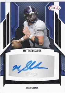 Matthew Sluka Auto 2024 SAGE Blue RC Rookie - Picture 1 of 1