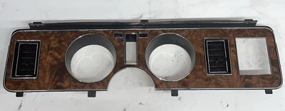 1978 1983 FORD Fairmont Mercury Zephyr Dash Bezel Instrument Cluster Wood Grain - Image 1 of 4