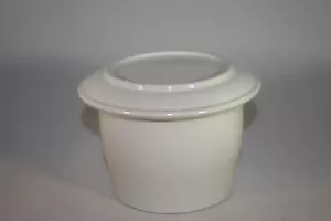 Butterkühler 250 g gross "weiss glänzend" Steinzeug Westerwald - Bild 1 von 2