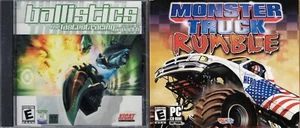 Monster Truck Rumble and Ballistics The Fastest Racing On Earth Pc New XP - Picture 1 of 2