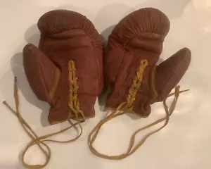 Guantes de boxeo vintage de cuero para jóvenes - Alcance 283/1940-1950 - Imagen 1 de 9