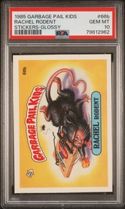 1985 Topps Garbage Pail Kids 66b Rachel Rodent TESSIE PSA 10 GEM MINT OS1🗑️🪣👶