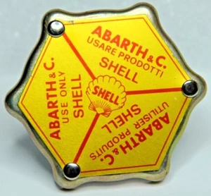 TAPA DE RELLENO DE ACEITE CLÁSICA FIAT ABARTH 500 595 695 126 CARCASA ABARTH TOTALMENTE NUEVA - Imagen 1 de 5
