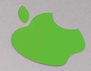 Lime Green Color Changer Logo Overlay for iPad - Picture 1 of 1