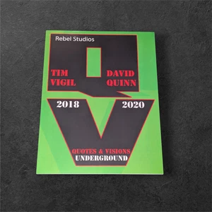 Quotes & Visions Underground 2018-2020 Tim Vigil / Signed By David Quinn 12/90 - Picture 1 of 3