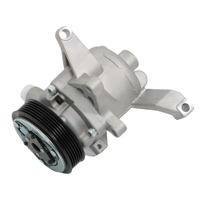 Compresor de aire acondicionado plateado con embrague para Subaru Forester 2012-2014 2015 Foto 1 de 4