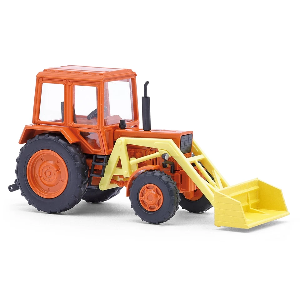 Busch 51317 Belarus MTS-82 With Front Loader And Wide Bucket, H0, New 2025 - Image 1 of 1