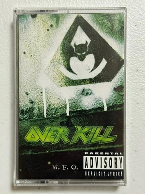 Over Kill W.F.O. Cassette Tape Original 1994 Atlantic Records OverKill Explicit - Image 1 of 4