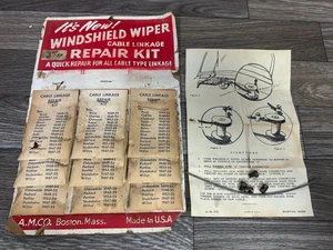 VINTAGE 1940s 1950s GM WILLYS WINDSHIELD WIPER LINKAGE REPAIR KITS DISPLAY 825 - Picture 1 of 2