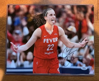 Caitlin Clark Signed 11x14 Photo Picture Indiana Fever PSA COA AUTO Iowa - Image 1 of 2