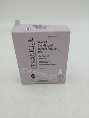 Keranique Womens 2% Minoxidil Topical Solution Hair Regrowth 3 Month Supply 3 Pk - Image 1 of 4