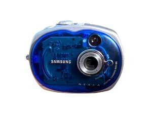 Cámara digital Samsung Nexca SDC-80 próxima generación azul repuestos o reparación - Imagen 1 de 13