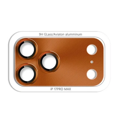 Protetor de lente de câmera de metal vidro temperado para Apple iPhone 17 Pro Max 17 Air - Imagem 1 de 3