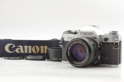 [Near MINT] Canon AE-1 + NEW FD 50mm F1.4 35mm Film Camera Lens From JAPAN - Image 1 of 4