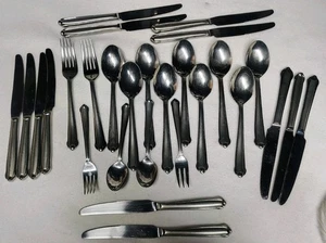 Mikasa Classico Satin Flatware Lot 28 Pc - Bild 1 von 5