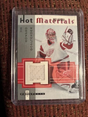 2005-06 Fleer Hot Prospects/Hot Materials Джим Ховард #HM-JH Детройт Ред Уингз - Изображение 1 из 2