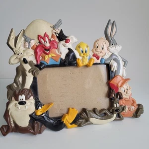 Looney Tunes Picture Frame 3D Resin 4x6" 1994 Vintage Great! See Description! - Picture 1 of 24
