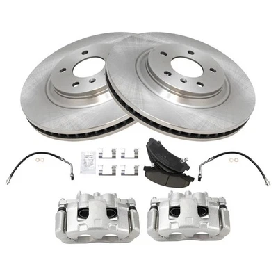 Front Brake Pad & Rotor Kit Ceramic Fits 2014-2016 Chevrolet Impala Limited - Image 1 of 4