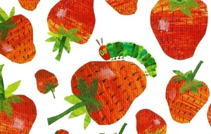Postcard Eric Carle - Very Hungry Caterpillar and Strawberries MINT - Picture 1 of 1