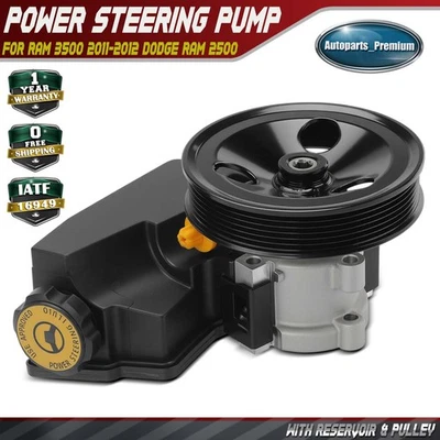 Bomba de dirección asistida con polea y depósito para Jeep Wrangler TJ 2004-2006 L6 4,0 L Foto 1 de 4