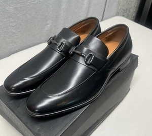 Mocasines Supply Lab Gabriel de cuero negro para hombre talla 11 M - Imagen 1 de 5