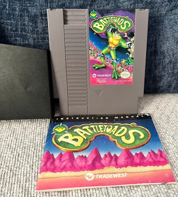 Battletoads - with Manual (Nintendo Entertainment System) Tested and Working! - Image 1 of 4
