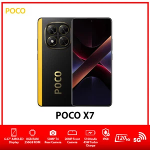 Xiaomi POCO X7 5G Dual SIM Unlocked Android Mobile Phone AU – Black/8GB+256GB - Picture 1 of 5