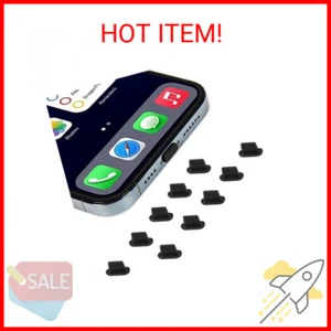 CaseBuy 10x Anti Dust Plugs Compatible with iPhone 14, 14 Pro Max, 13, 13 Pro, 1 - Picture 1 of 2