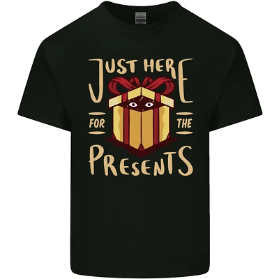 Christmas Just Here For the Presents Funny Kids T-Shirt Boys Girls - Image 1 of 4
