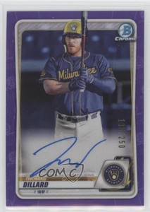 2020 Bowman Chrome Prospects Purple Refractor /250 Thomas Dillard #CPA-TDI Auto