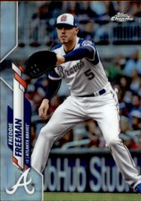 2020 Topps Chrome Refractors #131 Freddie Freeman  Braves 