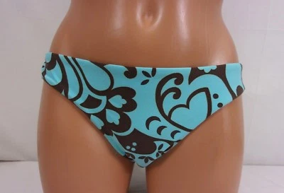 Sauvage Luxe Paisley Full Coverage Bikini Bottom Blue Sm-Lg 1794L - Image 1 of 3