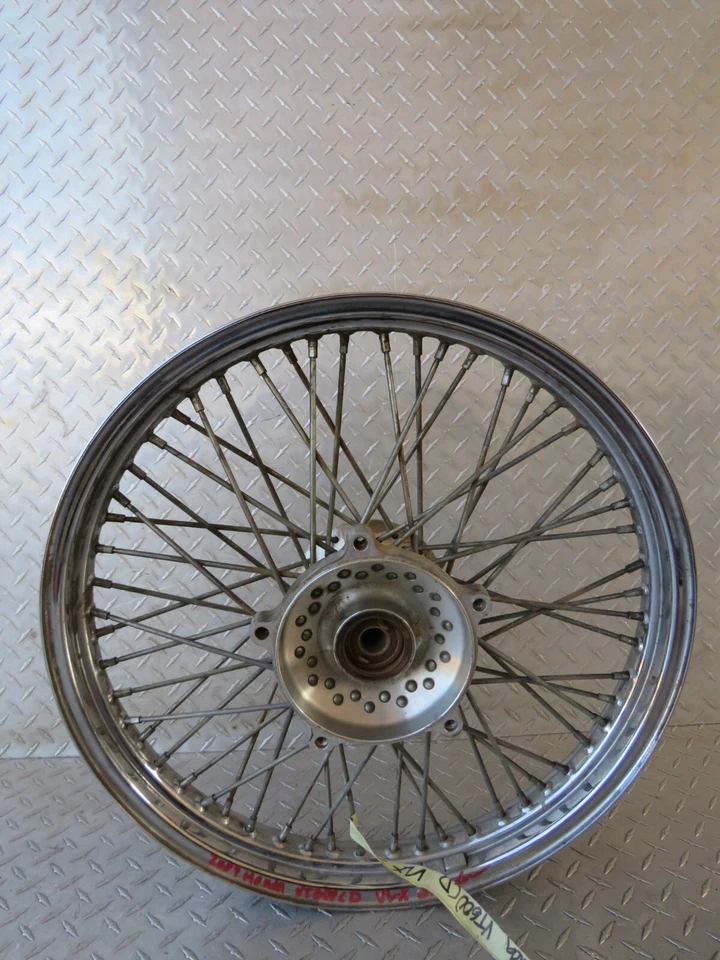 2007 07 HONDA VT600CD VT 600 VLX SHADOW FRONT RIM - Image 1 of 4