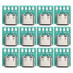 12 Pcs USB C- Splitter Board Buchse USB-C-Platine USB-C-Buchse - Bild 1 von 12