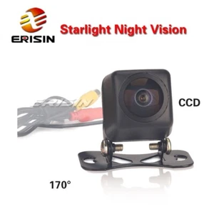 Fisheye 170° Starlight Visione Notturna CCD Retrocamera Retromarcia Impermeabile - Foto 1 di 10