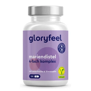 Mariendistel 500mg - Mit Artischocke, Löwenzahn, Desmodium & Silymarin Anteil - Bild 1 von 1