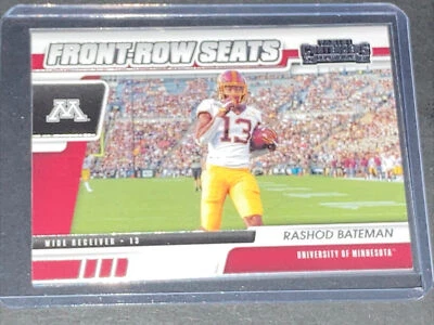 RASHOD BATEMAN 2021 Panini Contenders Draft FRONT-ROW SEATS Rookie Card #16 RC - Image 1 of 2