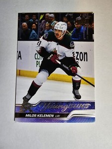 MILOS KELEMEN 2023-24 Upper Deck Series 1 Hockey Young Guns RC Card #211