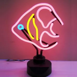ESCULTURA DE NEÓN PEZ ÁNGEL - 4 PECESX - Imagen 1 de 1