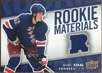2007-08 Upper Deck Rookie Materials Marc Staal #RM-MS New York Rangers - Image 1 of 2