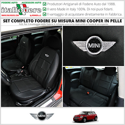 FODERE COPRISEDILI Vera Pelle Su Misura! Mini Cooper Fodera FODERINE COMPLETE • 189.90€