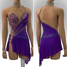 ice figure skating competition dress Gymnastics costume dance Dress dyeing