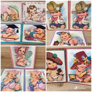 Vintage 13 Guys And Gals Greeting Cards 9.5” X 7.5” Made In USA Envelopes - Picture 1 of 18